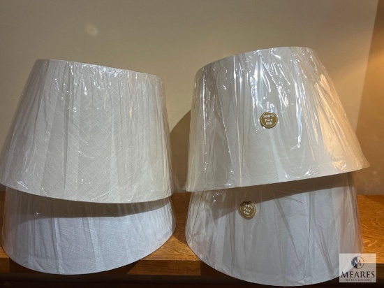 Four Lamp Shades, See Photos For Sizes and Colors