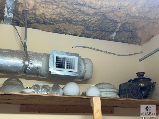 Shelf Lot, Globes, (Shelves Not Included)