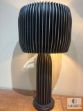 Crimp Lamp & Shade Bronze Table Lamp