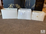 Three Lamp Shades, See Photos For Sizes and Colors