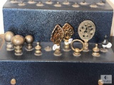 Lot Of Ten Finials, See Pictures