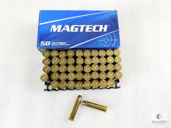 Magtech .357 Magnum 158 Grain SJSP-Flat Ammo, One 50 Round Box