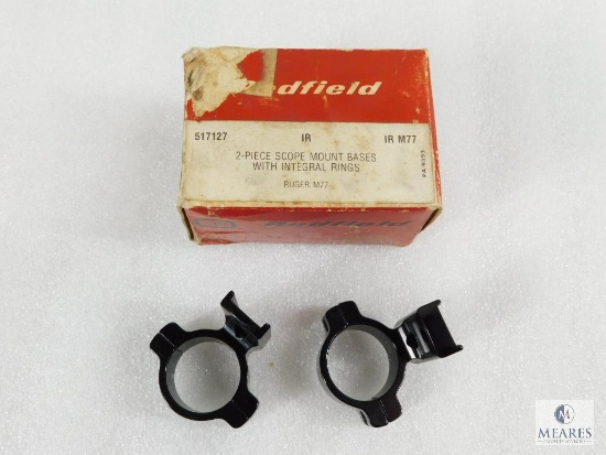Redfield Rings for Ruger 77, Two Piece Integral Rings