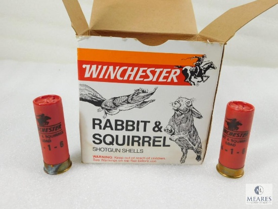 Winchester 12 Gauge #6 Shot, 2-3/4" Shells. One Partial Box of 20 Rounds