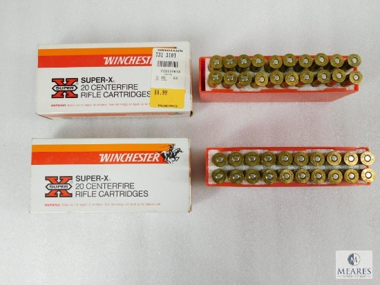 Winchester .30-30 Win. 170 Grain Power Point Ammo, Two Full Boxes of 20 Rounds Each