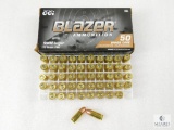 CCI Blazer 9mm Ammo 50 Rounds 115 Grain FMJ