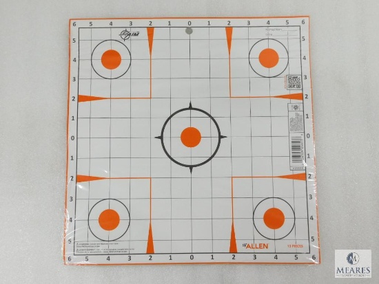 13 Count Allen Sight In Rifle Targets