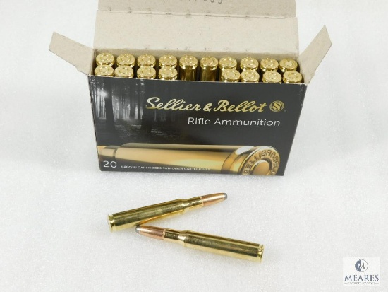 20 Rounds Sellier & Bellot 30-06 Ammo. 180 Grain Soft Point