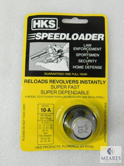 New HKS .38/.357 Mag Speed Loader Fits S&W 10,12,19,66