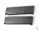 Two New Eight Round .45 ACP Pistol Mags Fits Colt 1911, Kimber 1911, Springfield 1911, Ruger 1911