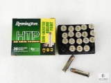20 Rounds Remington .38 Special Ammo. 125 Grain Hollow Point