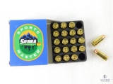 20 Rounds Sierra .40 S&W Ammo. 180 Grain Hollow Point Self Defense
