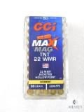 50 Rounds CCI .22 Magnum Ammo. 30 Grain Hollow Point