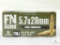 50 Rounds FN 5.7x28 Ammo 40 Grain FMJ