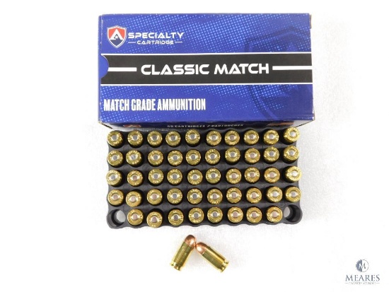 50 Rounds Atlanta Arms .380 ACP Ammo. 100 Grain FMJ Match