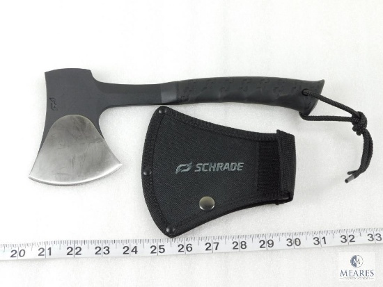 New Schrade Tactical Survival and Camp Axe with Sheath