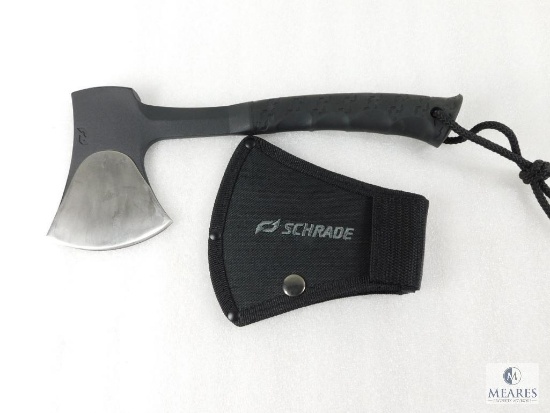 New Schrade Tactical Survival and Camp Axe with Sheath
