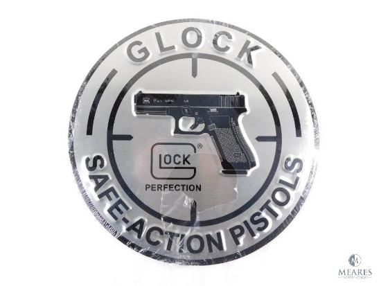 New Factory Glock Metal Advertising Sign. Great for Shop or Mancave
