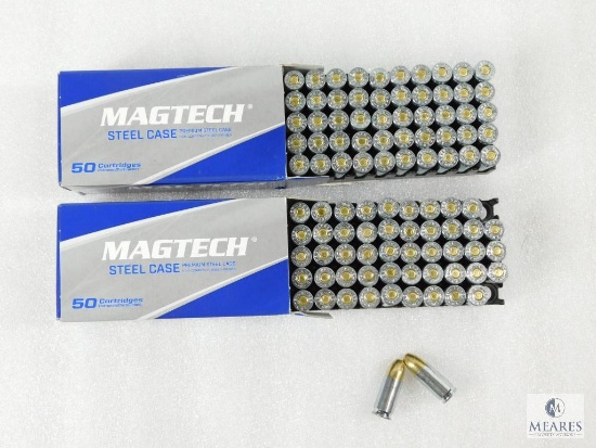 100 Rounds Magtech 9mm Ammo. 115 Grain FMJ