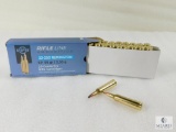 20 Rounds PPU 22-250 Ammo. 55 Grain SP