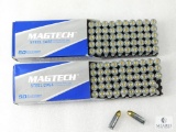 100 Rounds Magtech 9mm Ammo. 115 Grain FMJ