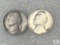 1938-S (F-VF), 1939 (BU-Nice Steps) Jefferson Nickels