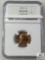 1954-S Lincoln Cent NGC Professional Graded, MS 66 RD