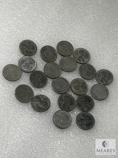 20 1943 WWII Steel Cents