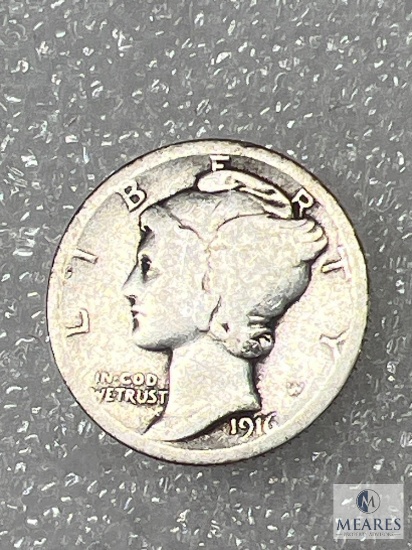1916 Mercury Dime