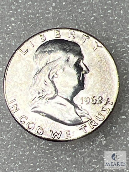 1962 Franklin Half, MS 63