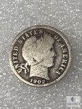 1902 Barber Dime