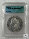 1896-S Morgan Dollar ICG Professional Grade, AU 50 Details