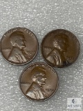 Lincoln Cents, 1932 (F), 1933 (F/VF), 1933-D (G)