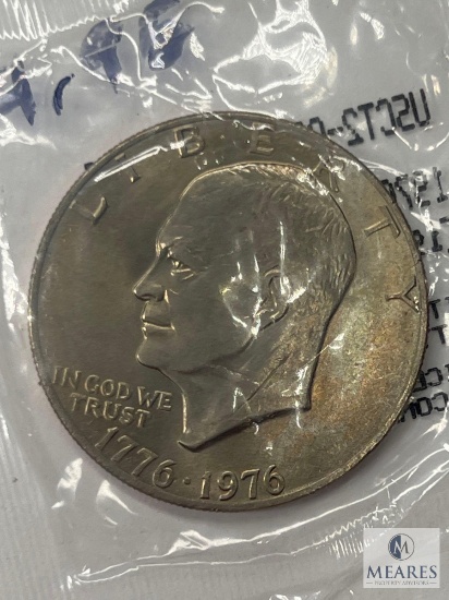 1776-1976 Eisenhower Bicentennial One Dollar Coin, CN-Clad, UNC-60