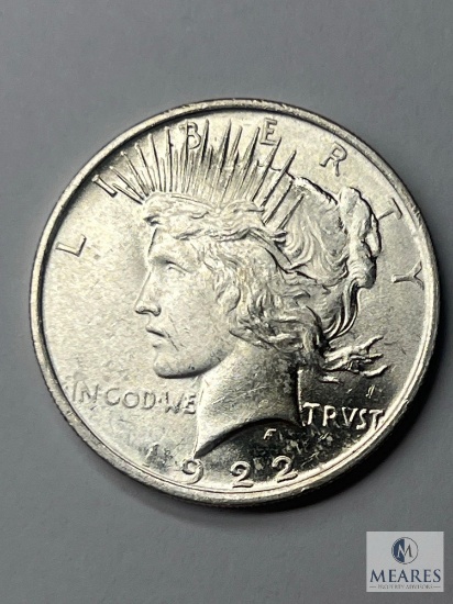1922 Peace Silver Dollar