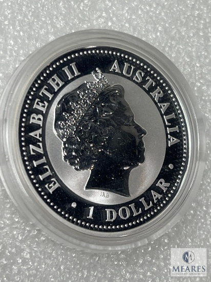 2002 Australian Lunar Horse One Ounce .999 Silver