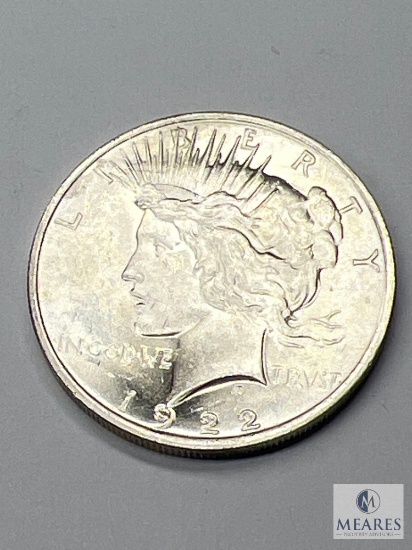 1922 Peace Silver Dollar