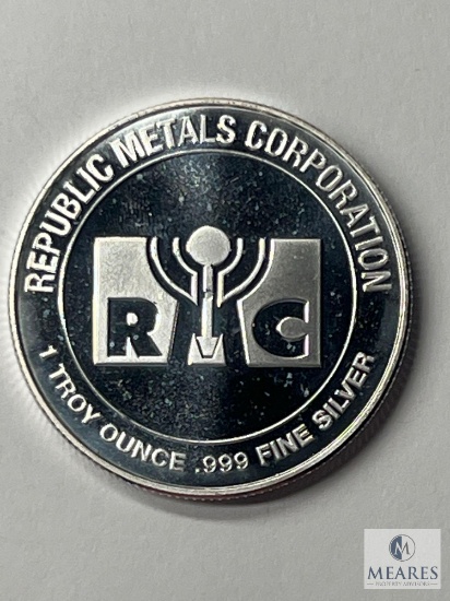 RC Republic Metals Corporation, One Troy Ounce .999 Fine Silver