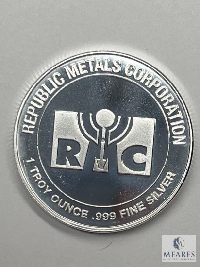 RC Republic Metals Corporation, One Troy Ounce .999 Fine Silver