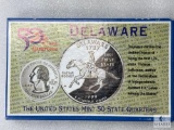 1999 Delaware State Quarter with Pocket Knife, United States Mint