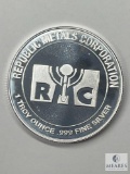 RC Republic Metals Corporation, One Troy Ounce .999 Fine Silver