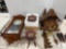 Statue of Liberty Wall Clock and Three Cuckoo Clocks