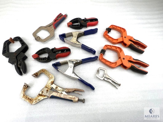 Group of Mixed Clamps