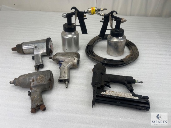 Pneumatic Tool Lot with Paint Sprayers