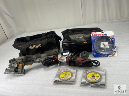 Rockwell Versacut, Side Grinder, Grinding Wheels, Hole Saw Blades