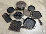 Cast Iron Cookware Lot