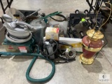 Large Lot of Household Items - Lamp, Vacuum, Carpet Deep Cleaner, Shark Portable Vacuum