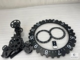 Mechanical Gear Wall Clock