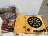 Two Dart Boards, Chess Set, Card Games