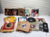 Large Lot of 45 rpm Records - Willie Nelson, The Tornadoes, Jack Scott, Tennessee Ernie Ford